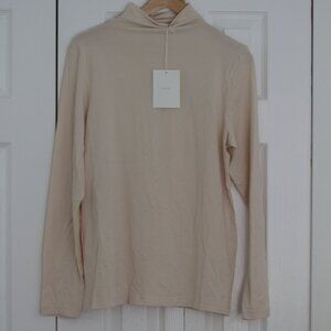 Oak + Fort Lightweight Long Sleeve Mock/Turtleneck